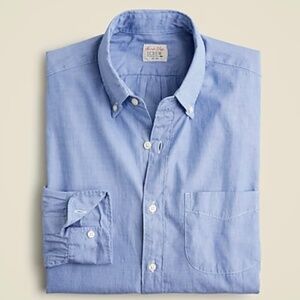 NWOT Mens J.Crew Cotton Poplin Button Down Shirt size M
